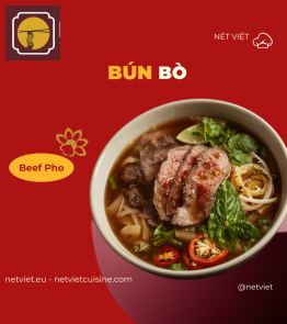 Spicy Vietnamese beef noodle soup